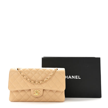 Chanel Caviar Quilted Medium Double Flap Beige 11 of 11