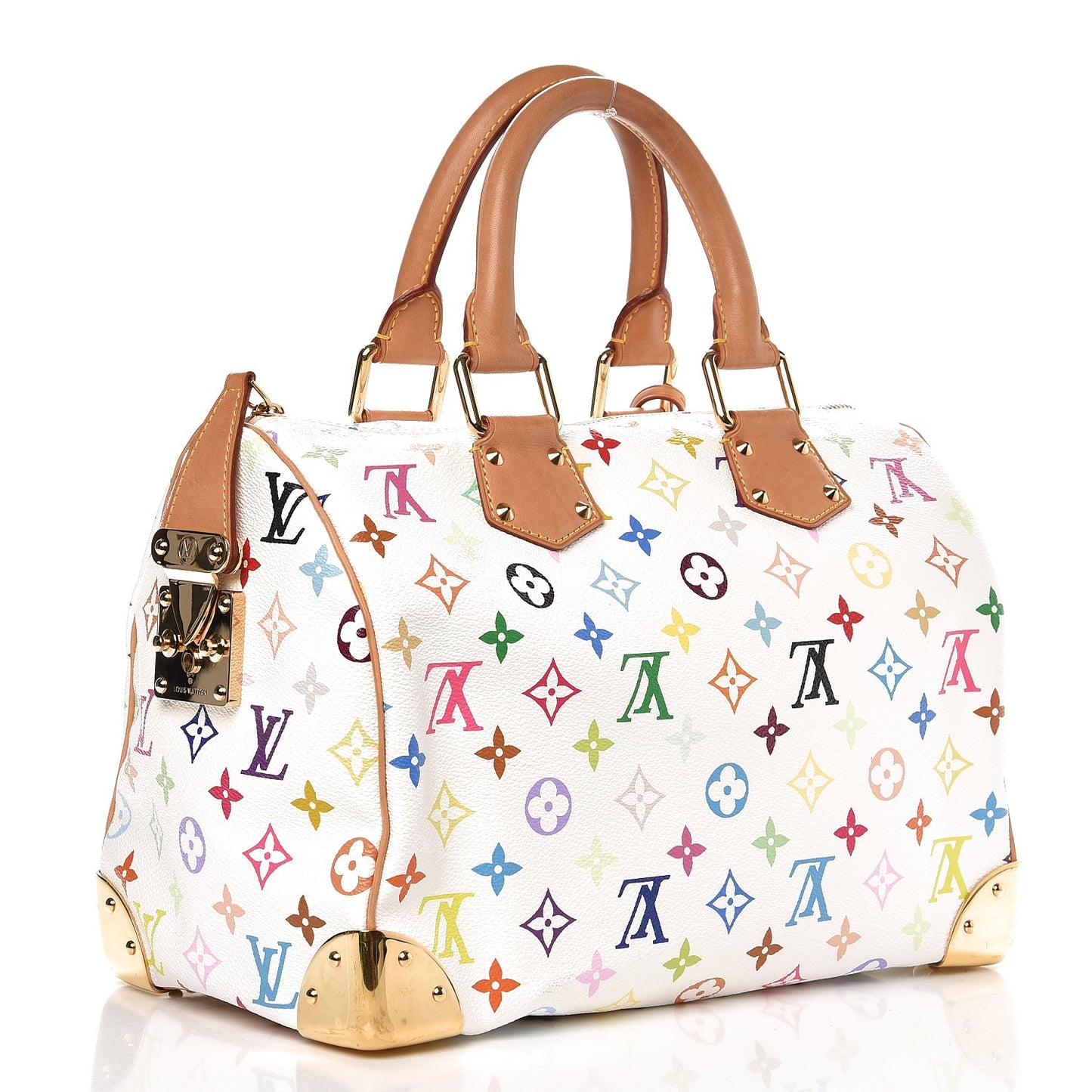Monogram Multicolor Speedy 30 White