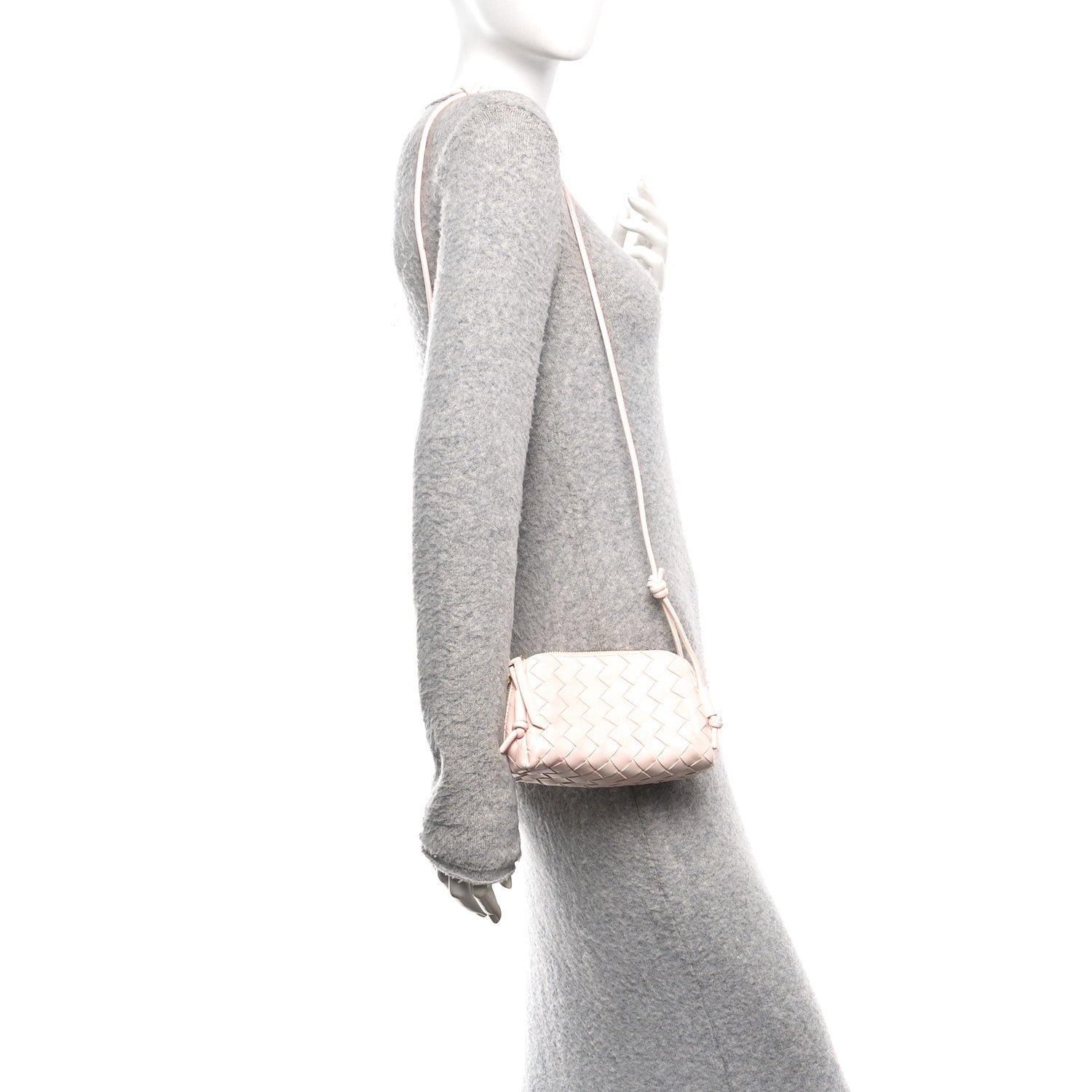 Bottega Veneta Nappa Intrecciato Concert Pouch Seashell 2 of 10