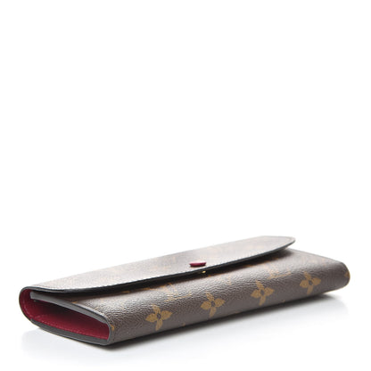 Louis Vuitton Monogram Emilie Wallet Fuchsia 4 of 7