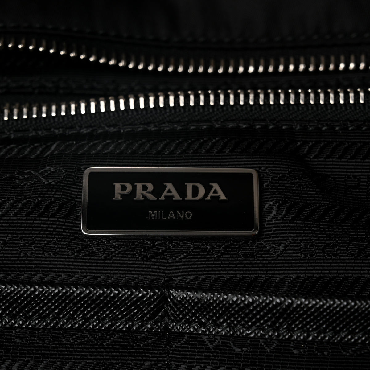 Nylon Vela Baby Bag Black