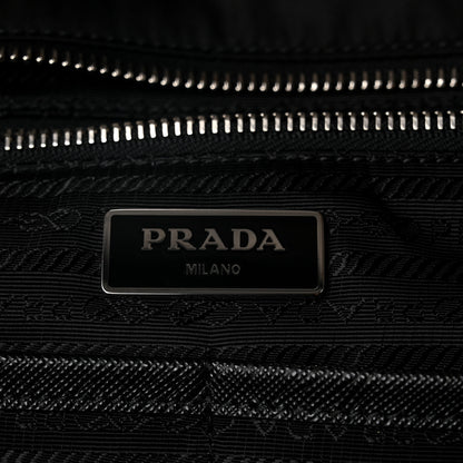Prada Nylon Vela Baby Bag Black 6 of 11