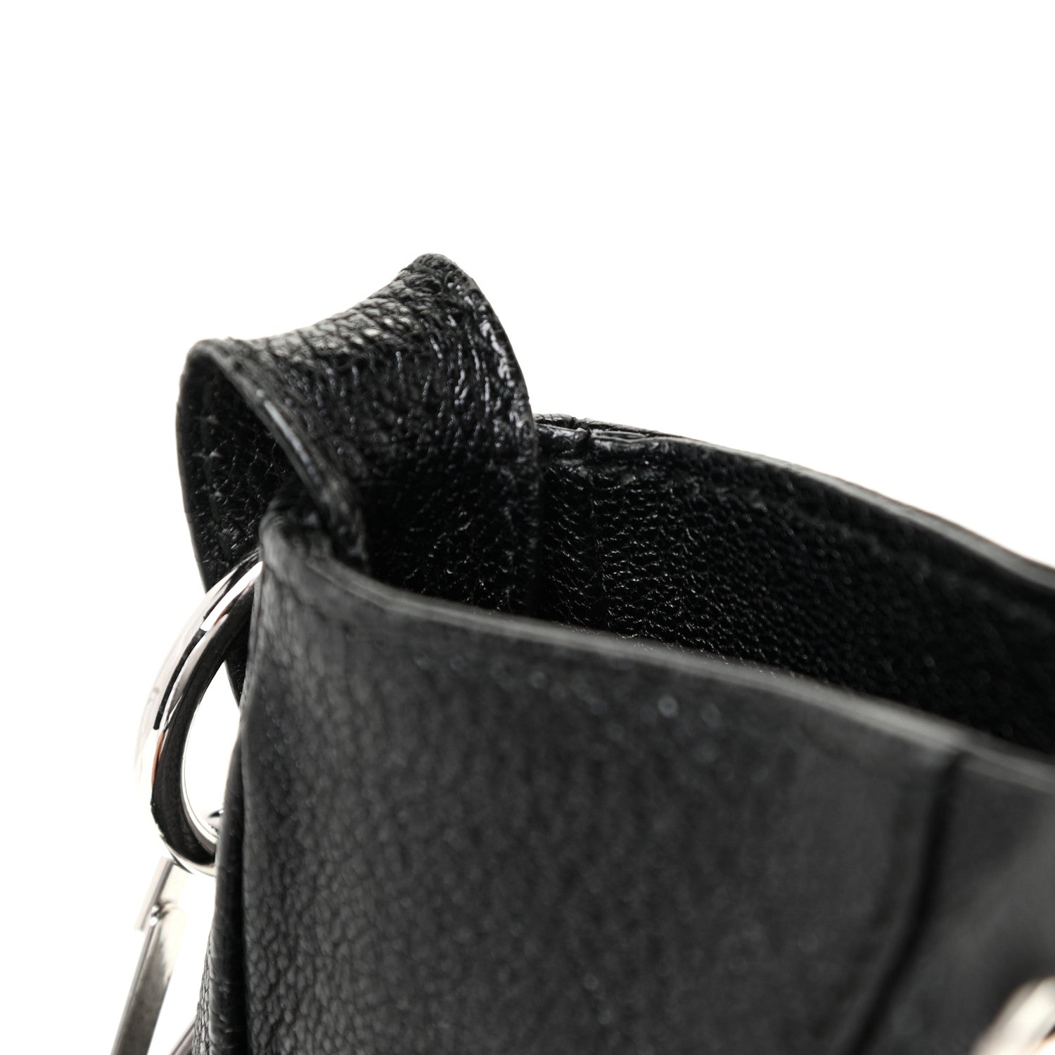 Balenciaga Chevre Silver Metallic Edge Hardware Velo Black 14 of 28
