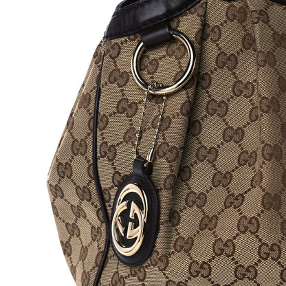 Gucci Monogram Medium Sukey Tote Dark Brown 9 of 12