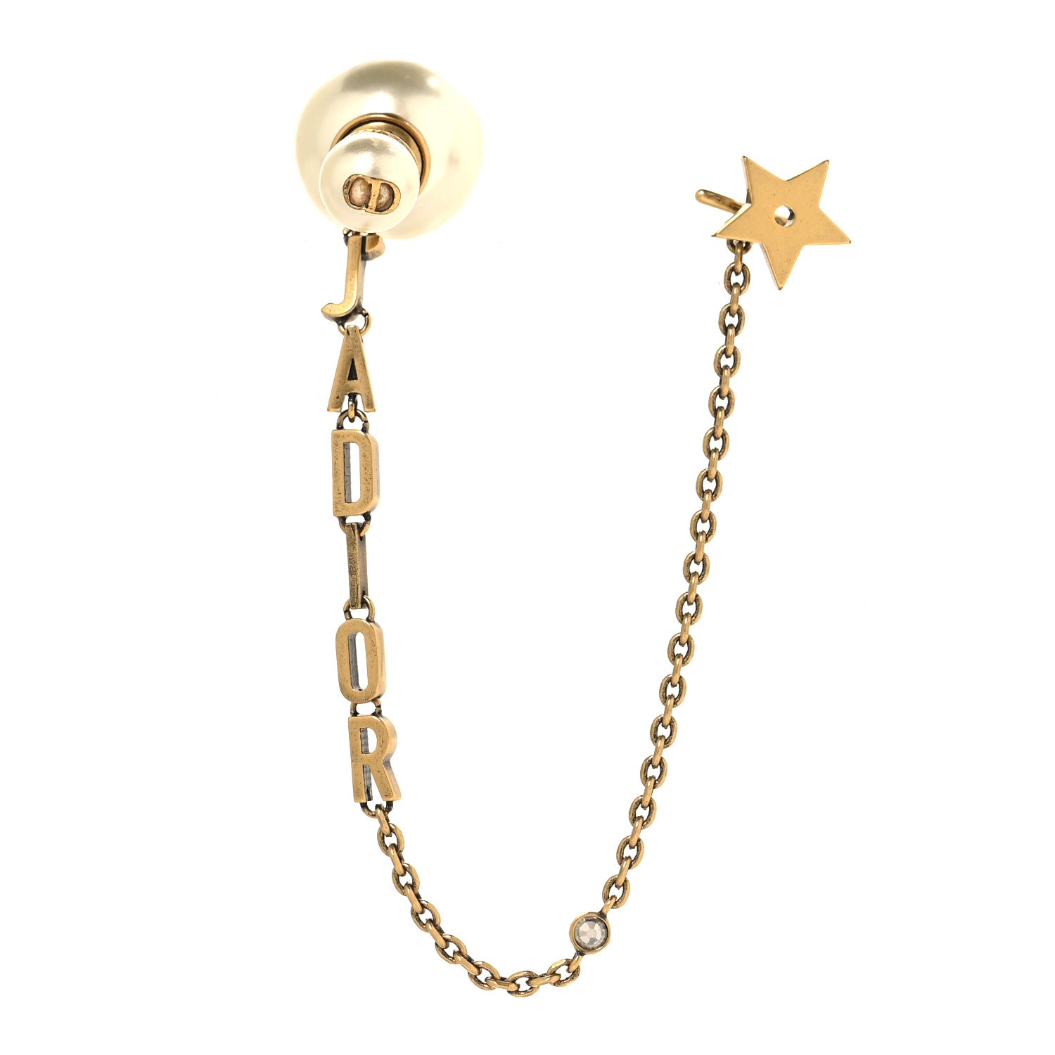 Christian Dior Pearl J'Adior Earring Gold 1 of 4
