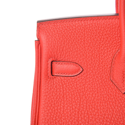 Hermes Togo Birkin 25 Rouge De Coeur 34 of 39