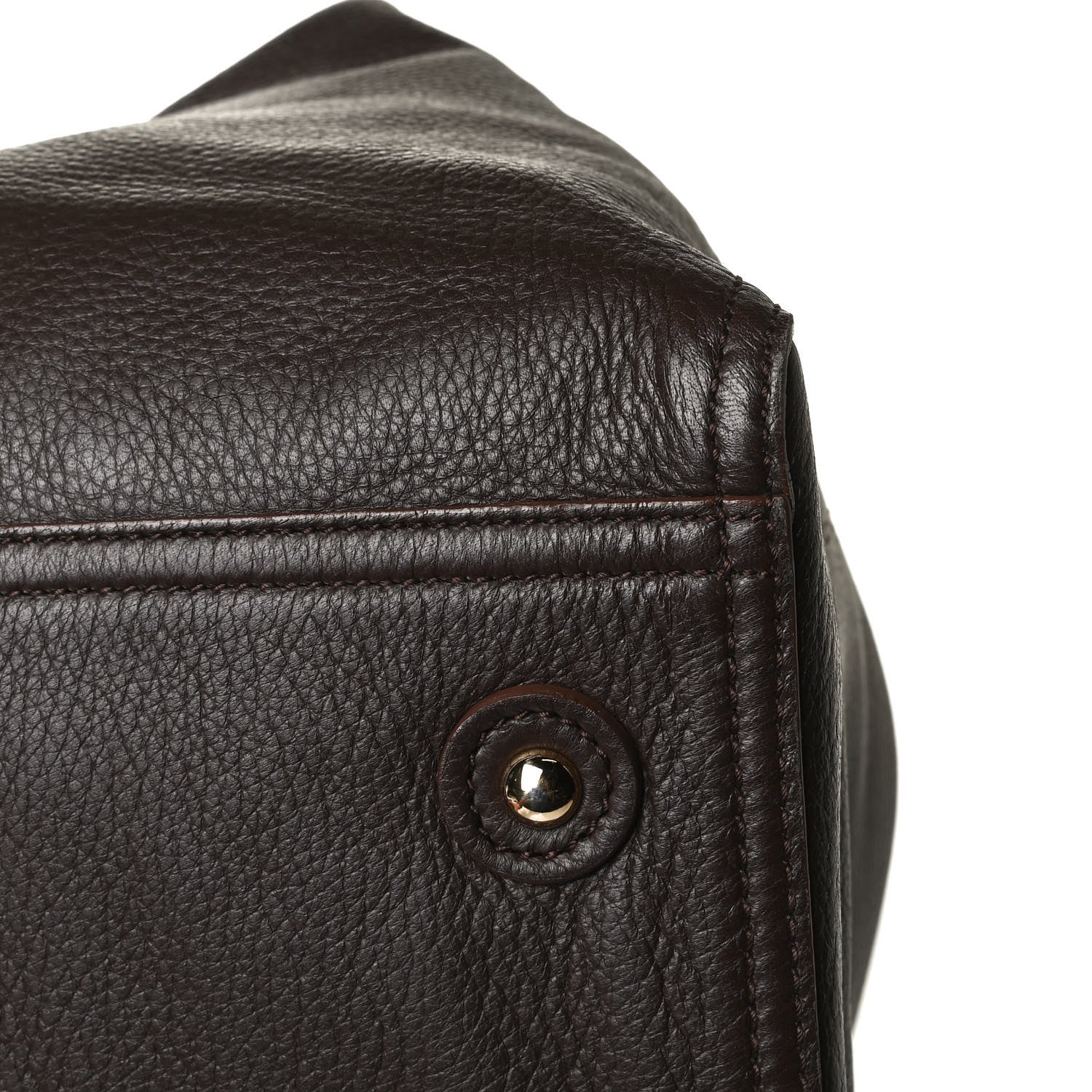 Saint Laurent Calfskin XL Downtown Tote Brown 13 of 19