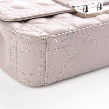 Christian Dior Lambskin Cannage Medium Miss Dior Flap Grey 5 of 9