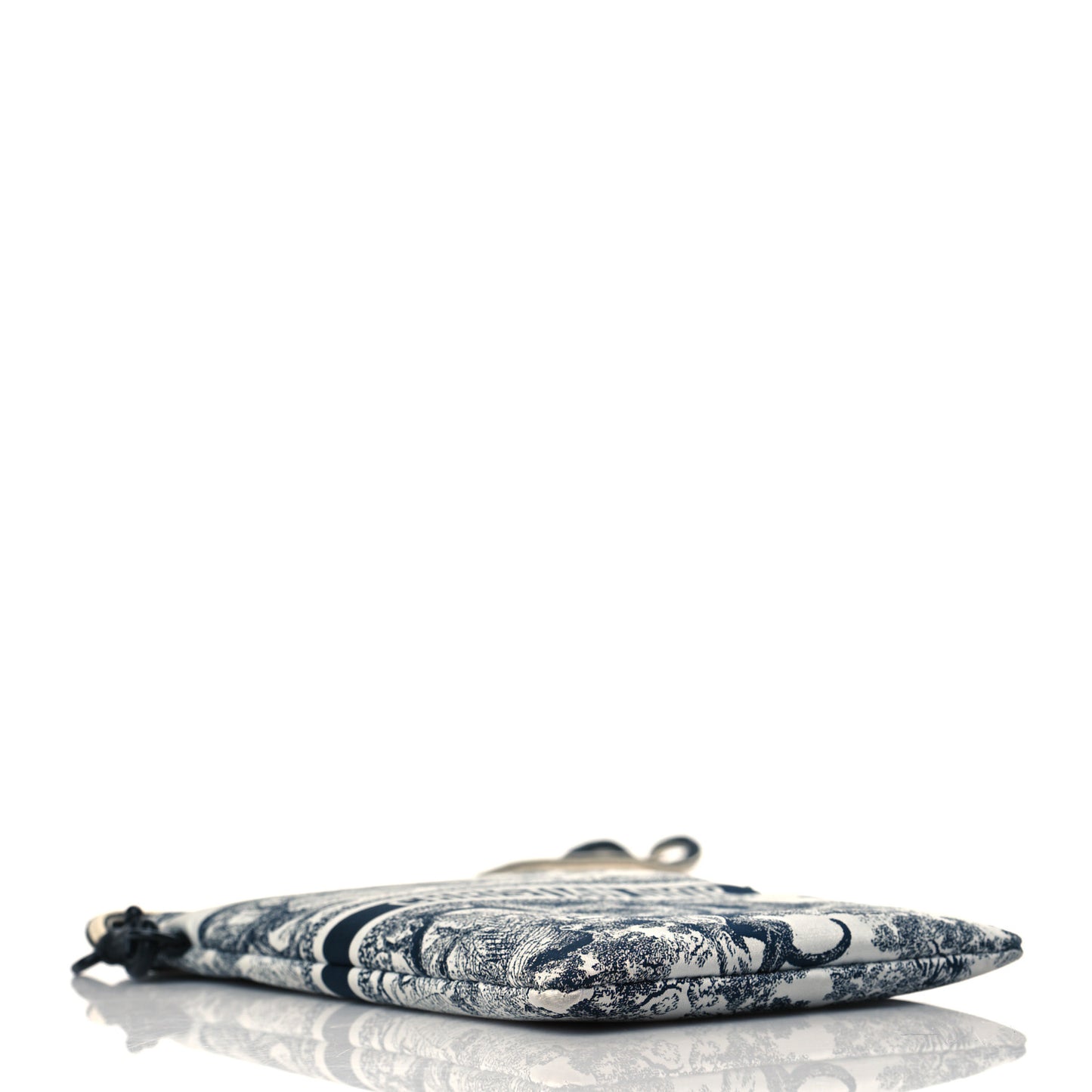 Technical Fabric Embroidered Toile De Jouy DiorTravel Multifunction Pouch Blue