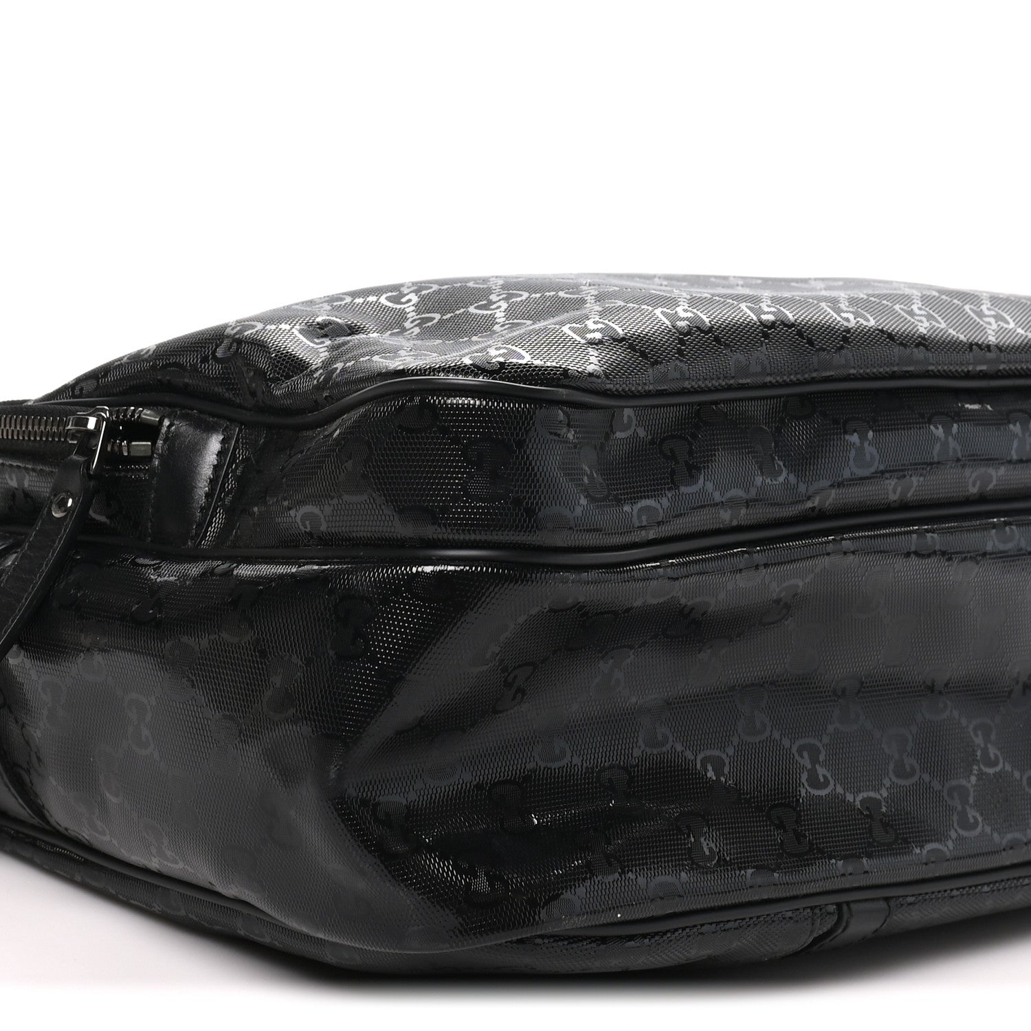 Gucci Imprime Monogram Medium Travel Bag Black 9 of 10