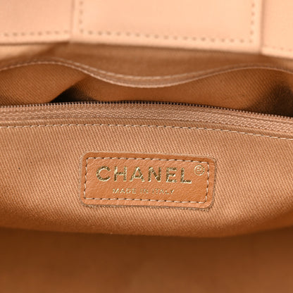 Chanel Caviar Quilted Large Business Affinity Shopping Bag Beige 6 of 14