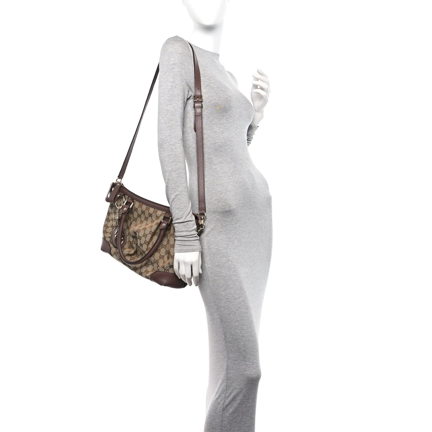 Monogram Medium Sukey Top Handle Dark Brown
