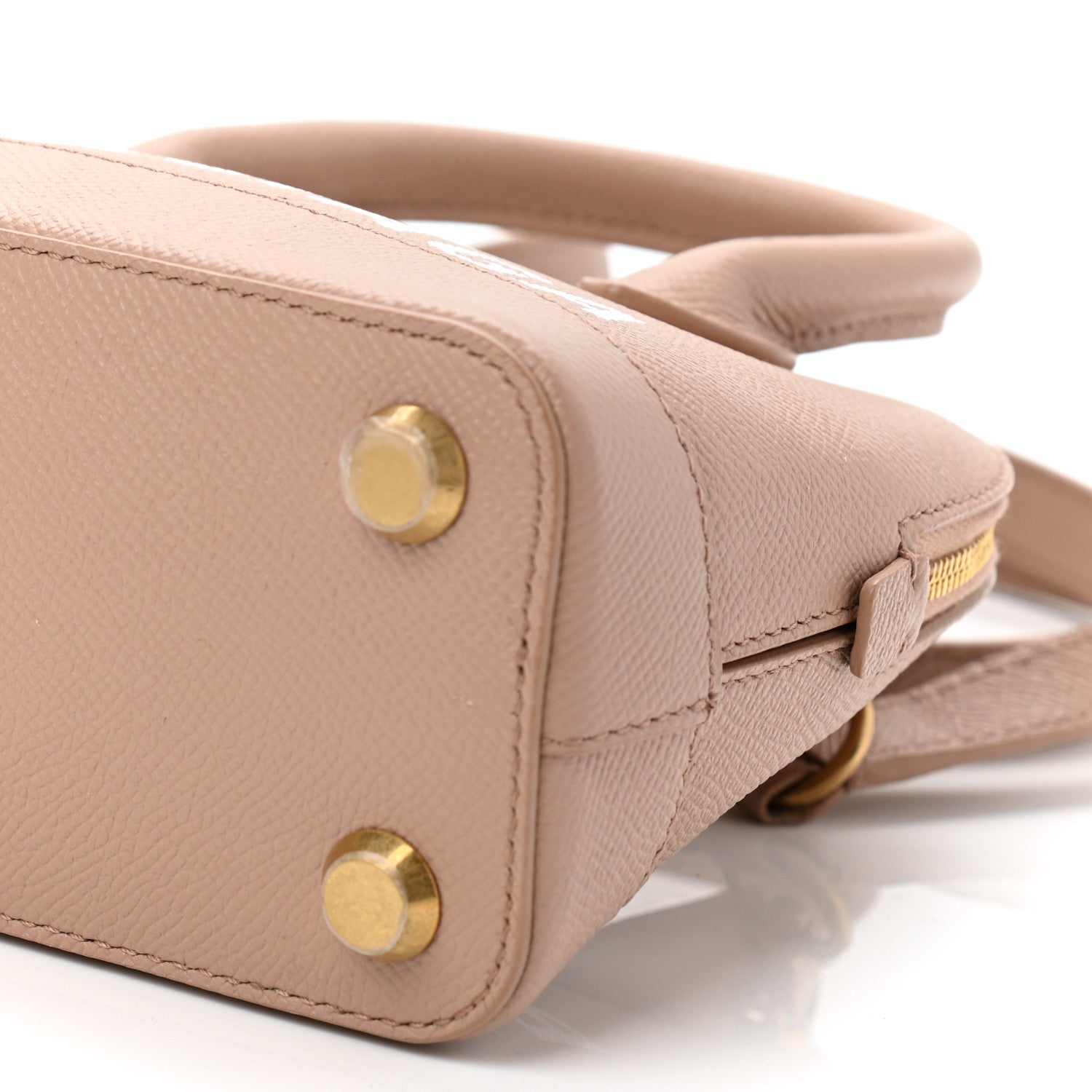 Balenciaga Grained Calfskin XXS Ville Top Handle Bag Beige Tapioca 10 of 13