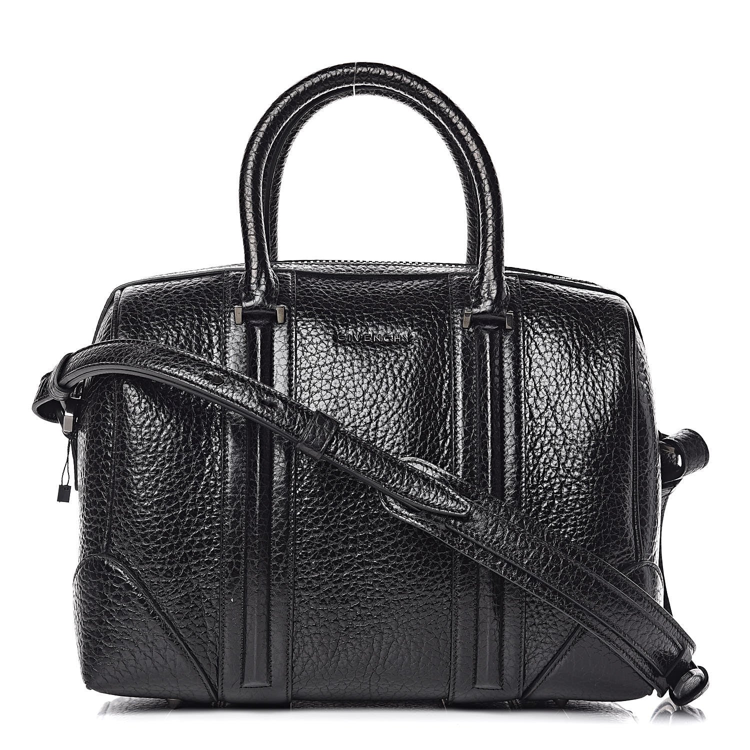 Givenchy Glazed Pebbled Calfskin Medium Lucrezia Black 1 of 10