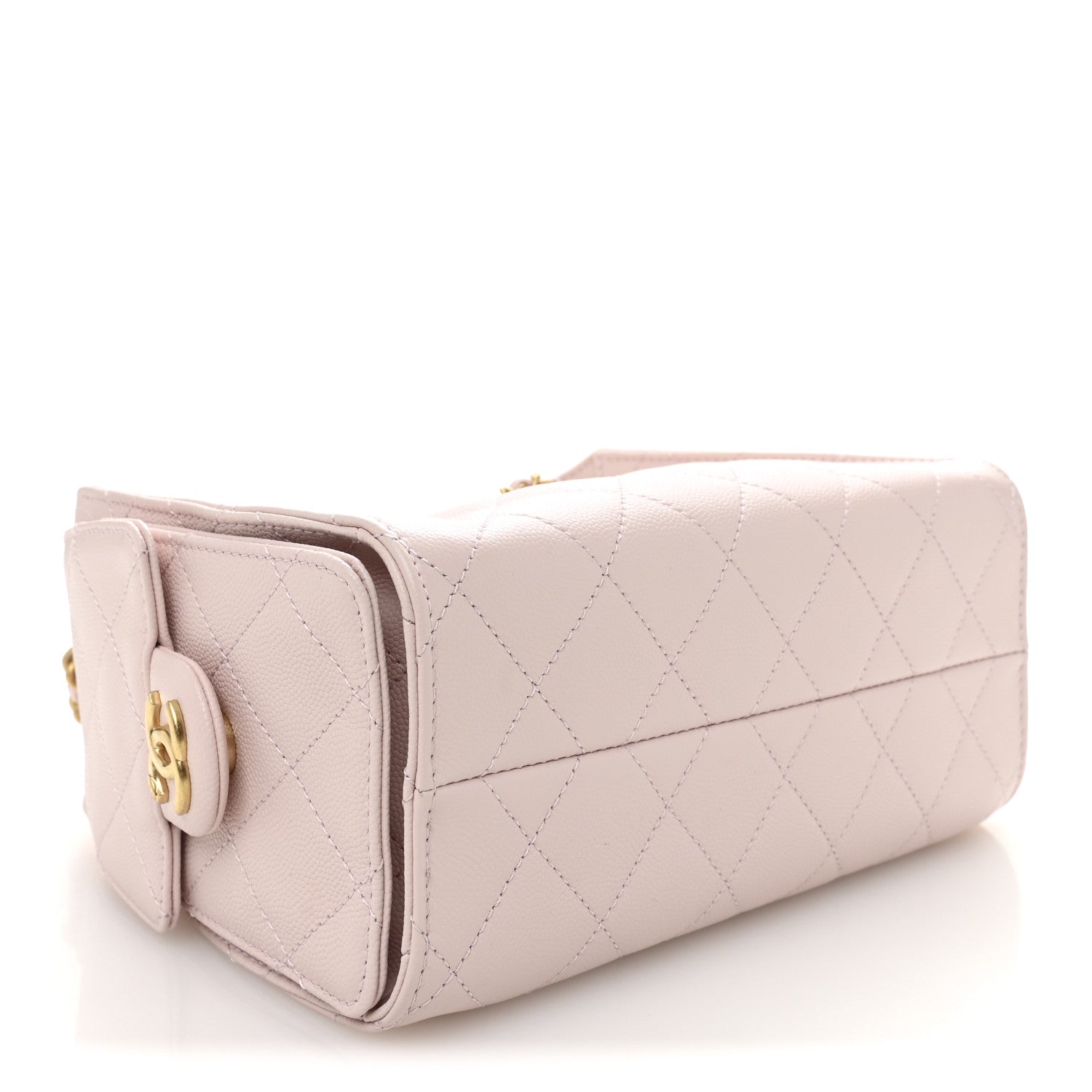 Chanel Caviar Quilted Mini Chanel 25 Handbag Light Pink 4 of 10