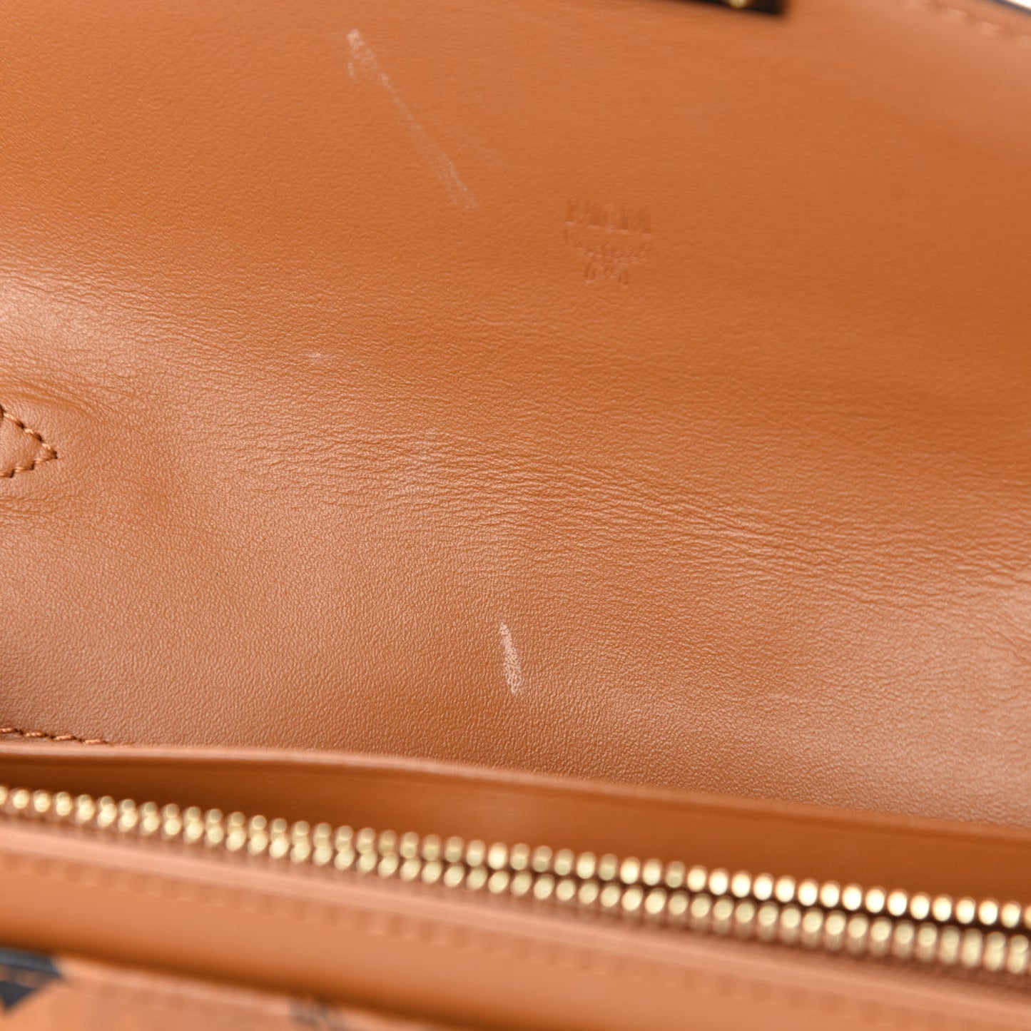Visetos Large Patricia Wallet On Chain Cognac