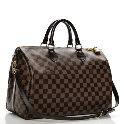 Louis Vuitton Damier Ebene Speedy Bandouliere 35 3 of 8