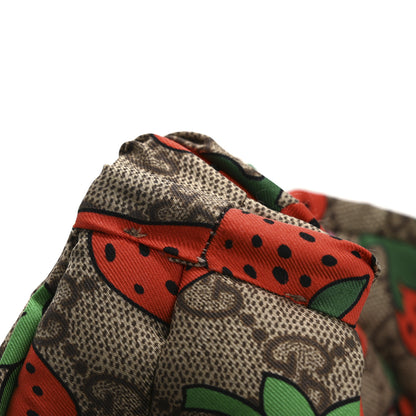 Gucci Silk Monogram Strawberry Print Headband M 6 of 6