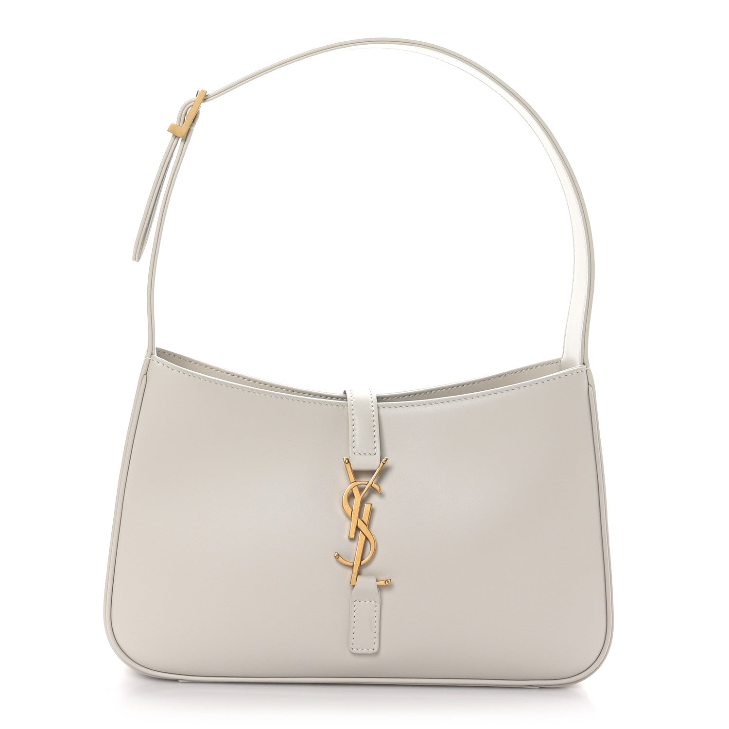 Saint Laurent Smooth Calfskin Le 5 A 7 Hobo Blanc Vintage 1 of 9
