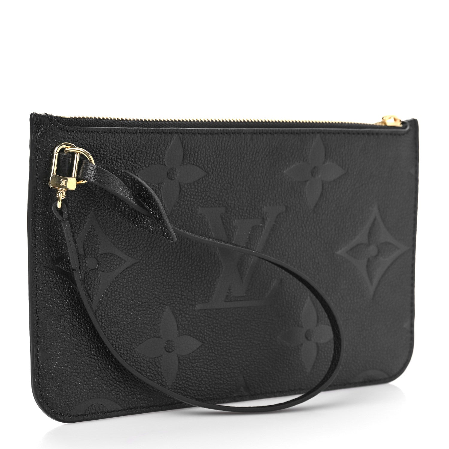 Louis Vuitton Empreinte Monogram Giant Neverfull MM Pochette Black 3 of 7