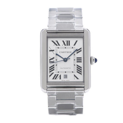 Cartier Stainless Steel 31mm Tank Solo Automatic Watch 1 of 7