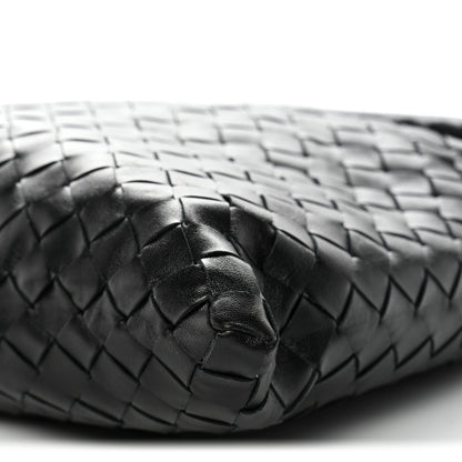 Bottega Veneta Calfskin Intrecciato Small Hop Black 10 of 10