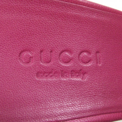 Gucci Leather Bamboo Slides Pink 6 B 7 of 7