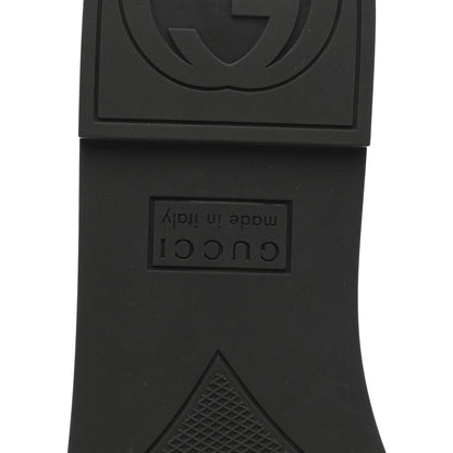 Gucci Rubber Womens Interlocking G Slide Sandals 39 Black 9 of 9