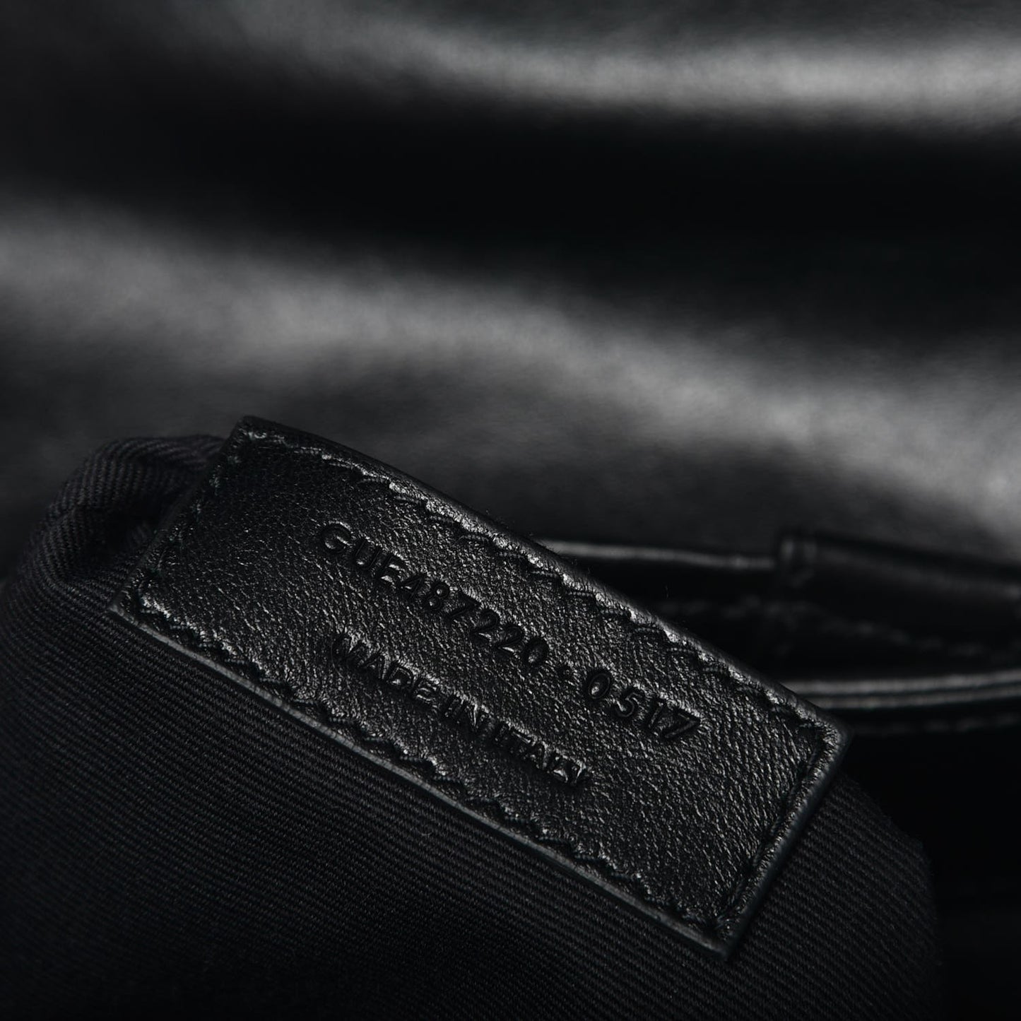 Calfskin Y Quilted Monogram Small Loulou Backpack Black