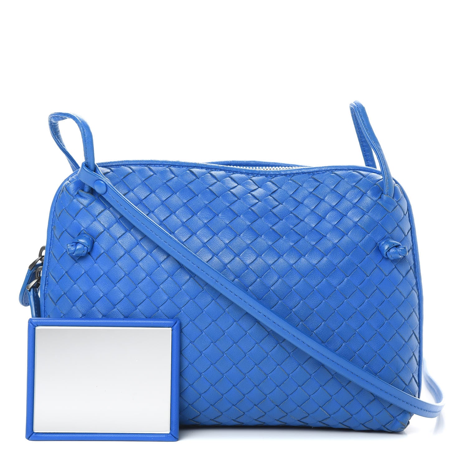 Bottega Veneta Nappa Intrecciato Nodini Bag Signal Blue 1 of 14