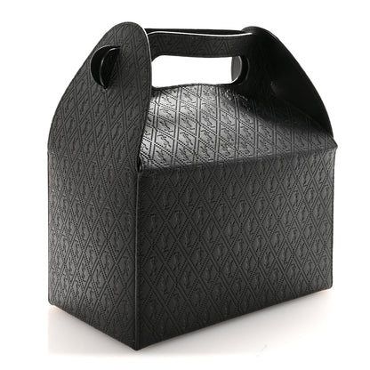 Saint Laurent Calfskin Monogram Take Away Box Black 2 of 8