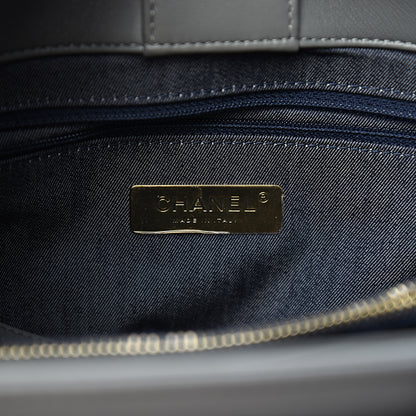 Chanel Lambskin Small CC Mania Shoulder Bag Grey 5 of 9