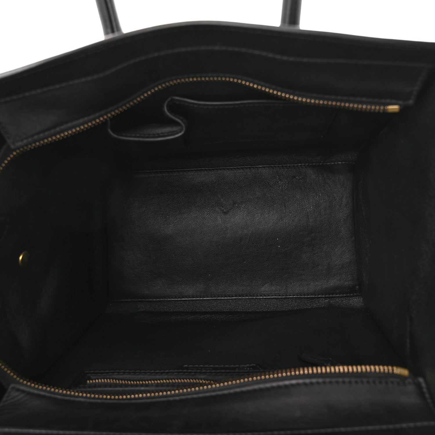 Celine Pony Hair Mini Tri-Color Luggage Glacier Red Black 5 of 9