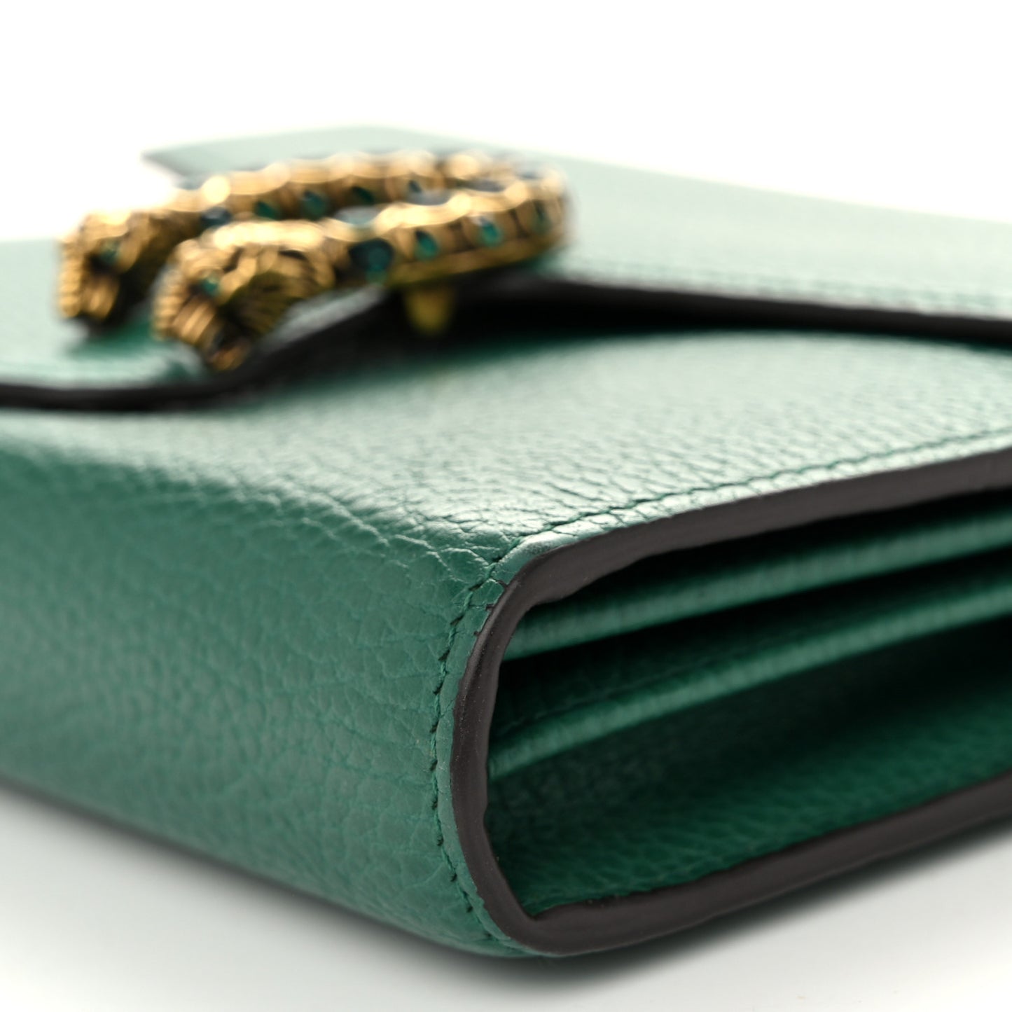 Calfskin Mini Dionysus Chain Wallet Emerald