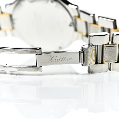 Cartier Stainless Steel 18K Yellow Gold 28mm Must De 21 Quartz Watch 6 of 9