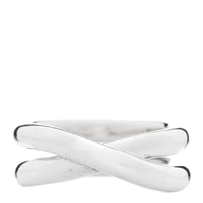 Tiffany Sterling Silver Paloma Picasso Crossover Ring 50 5.5 1 of 5