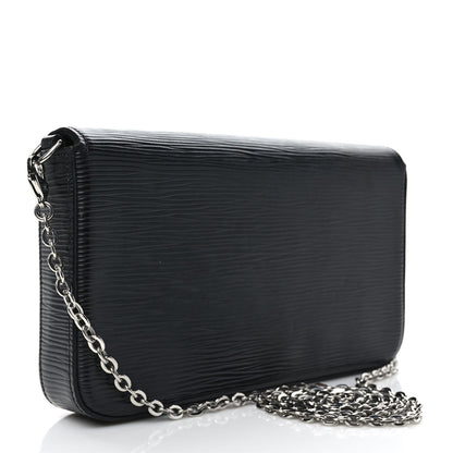 Louis Vuitton Epi Pochette Felicie Black 4 of 10