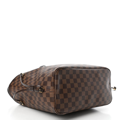 Louis Vuitton Damier Ebene Neo Neverfull MM Rose Ballerine 3 of 4