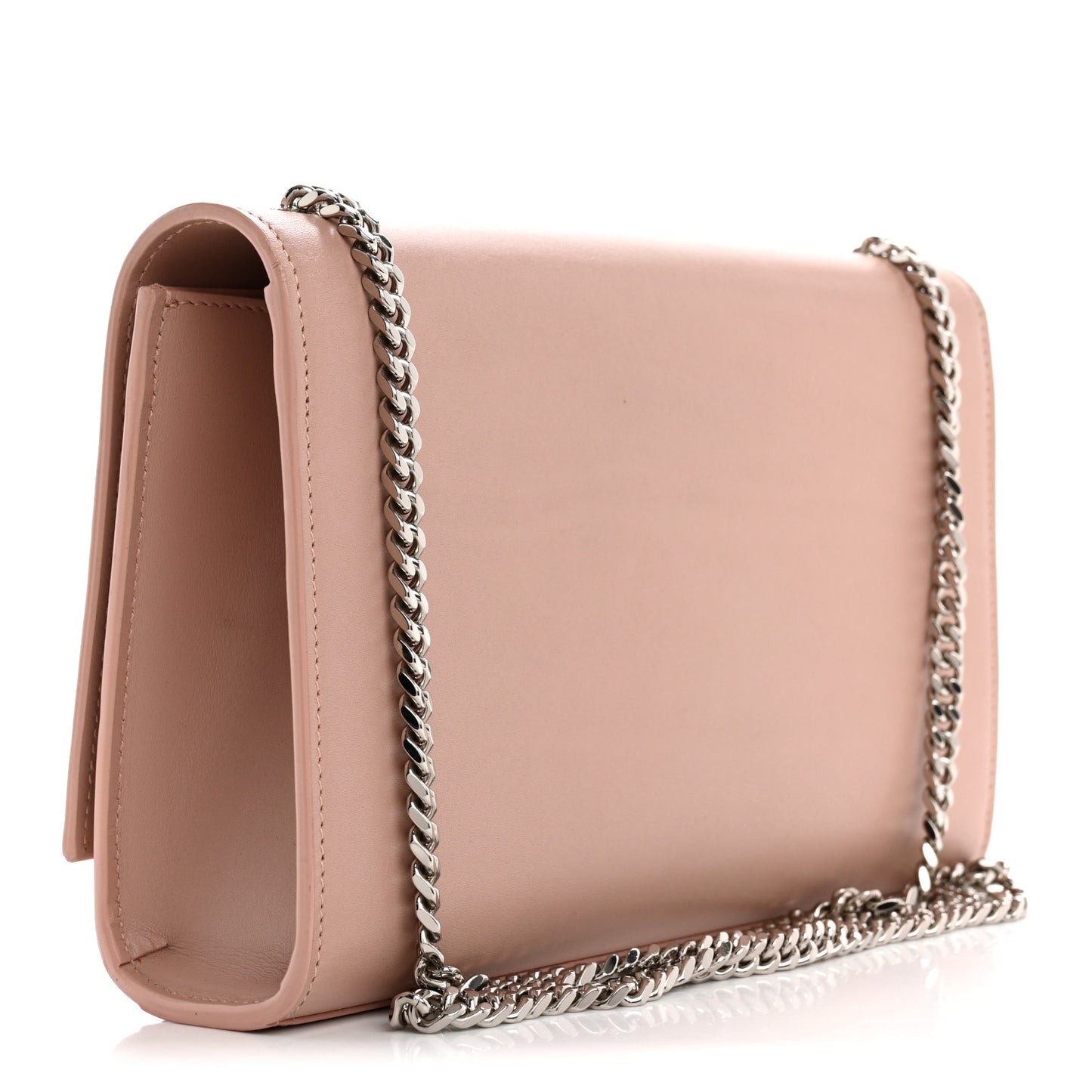 Smooth Calfskin Medium Classic Monogram Kate Tassel Satchel Pink