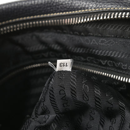 Prada Vitello Daino Bowler Black 7 of 14