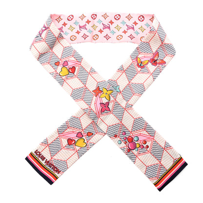 Louis Vuitton Silk Damier Pop Up Bandeau Azur 1 of 6