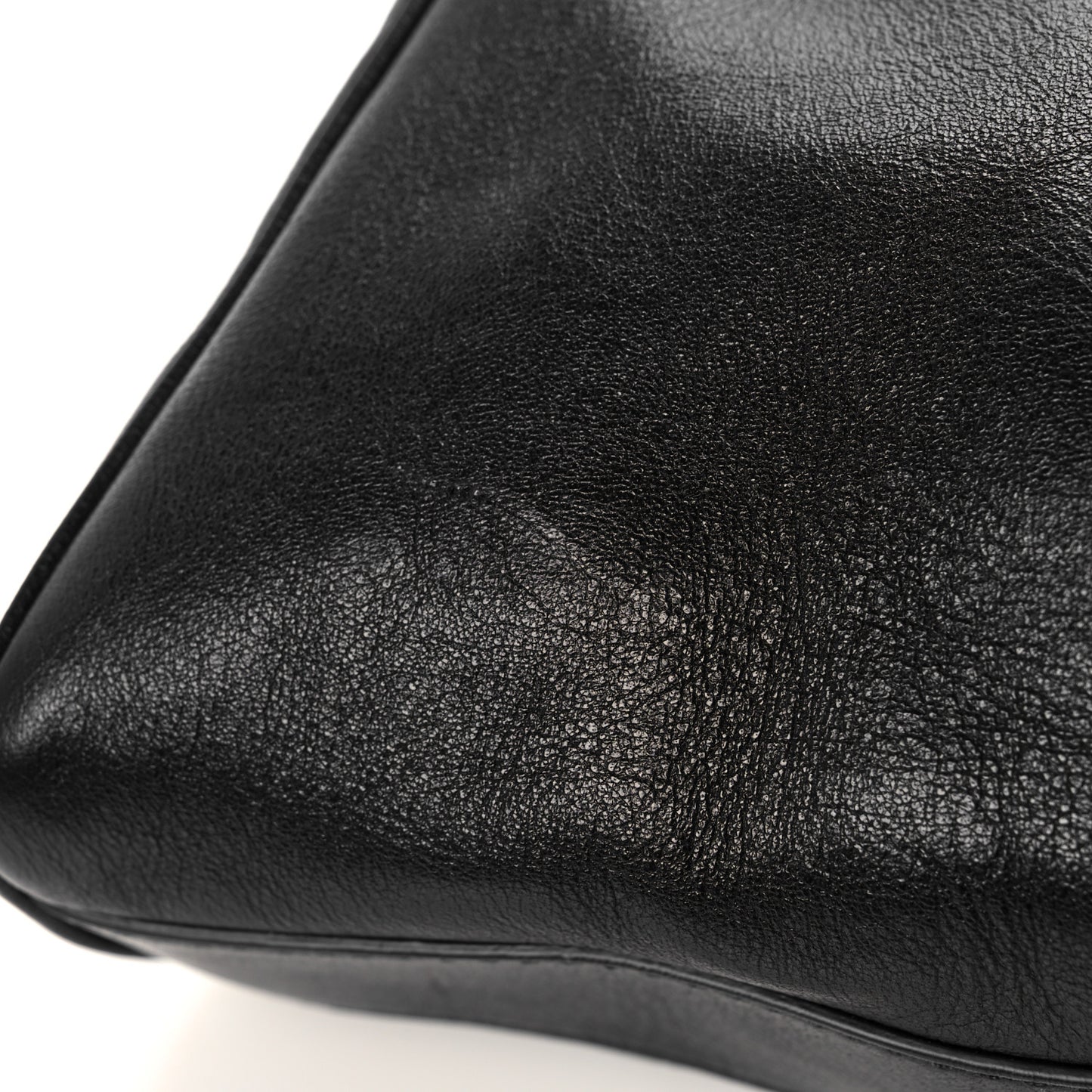 Calfskin Large Re(Belle) Top Handle Bag Black