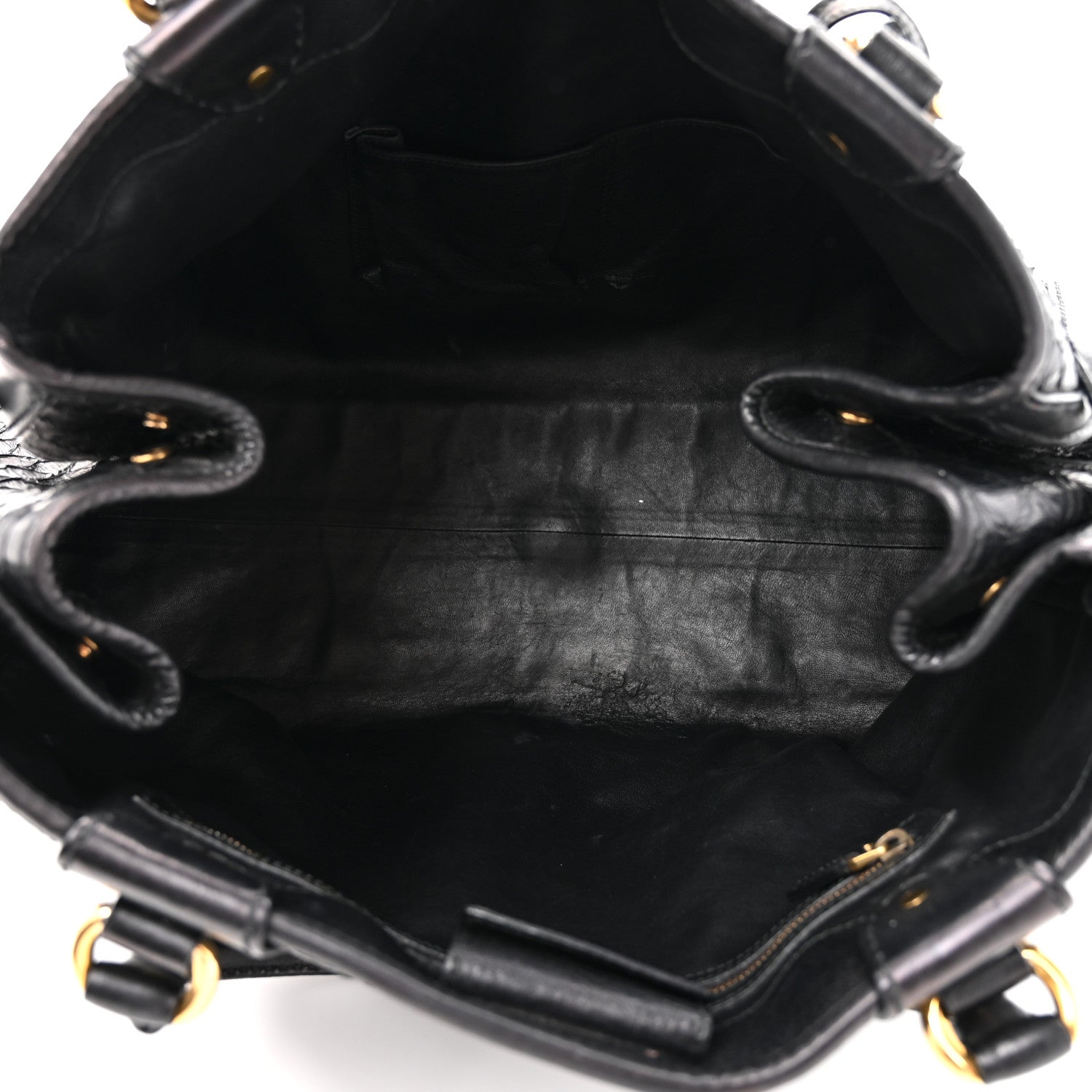 Gucci Snakeskin Large GG Running Tote Black 5 of 16