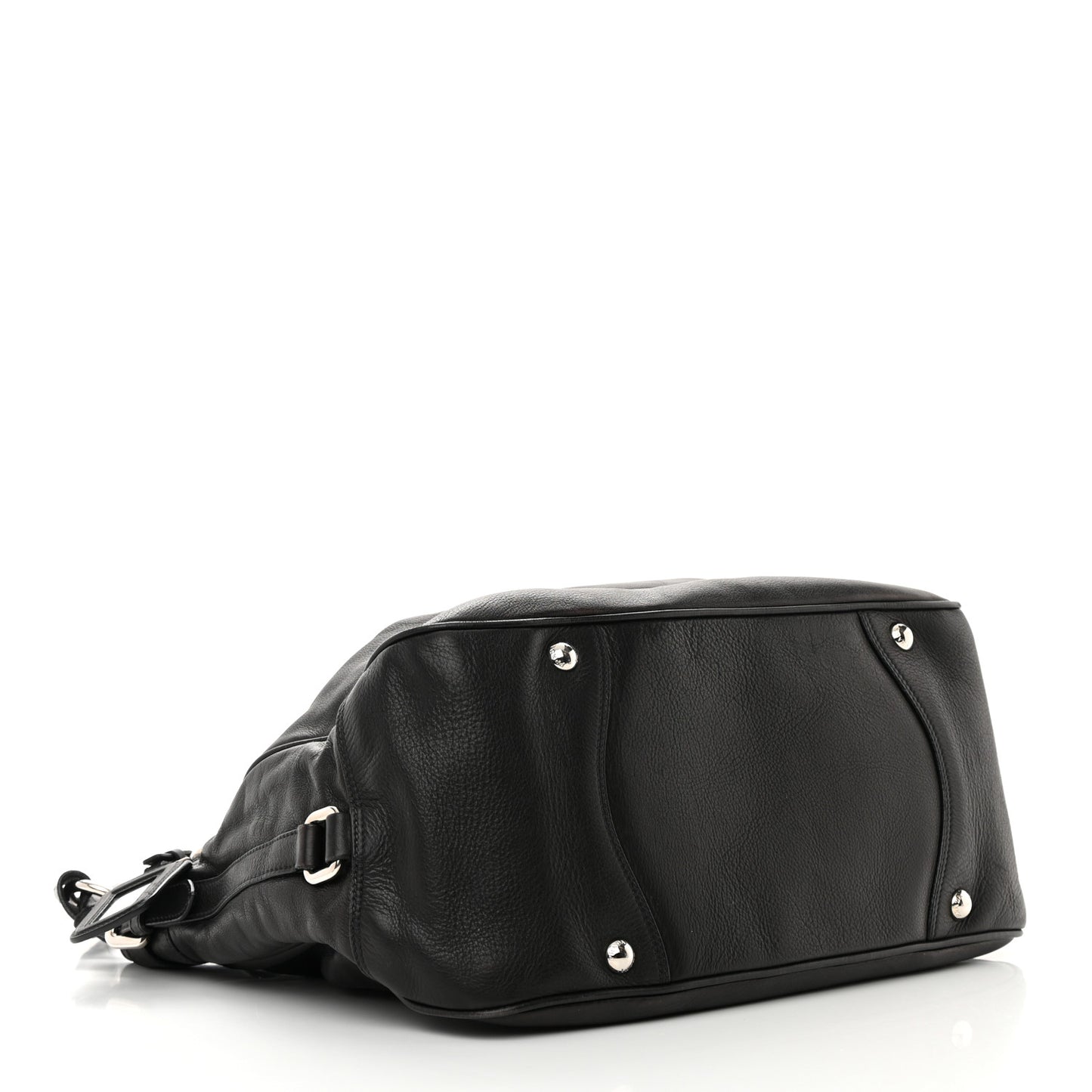 Vitello Daino Tote Black