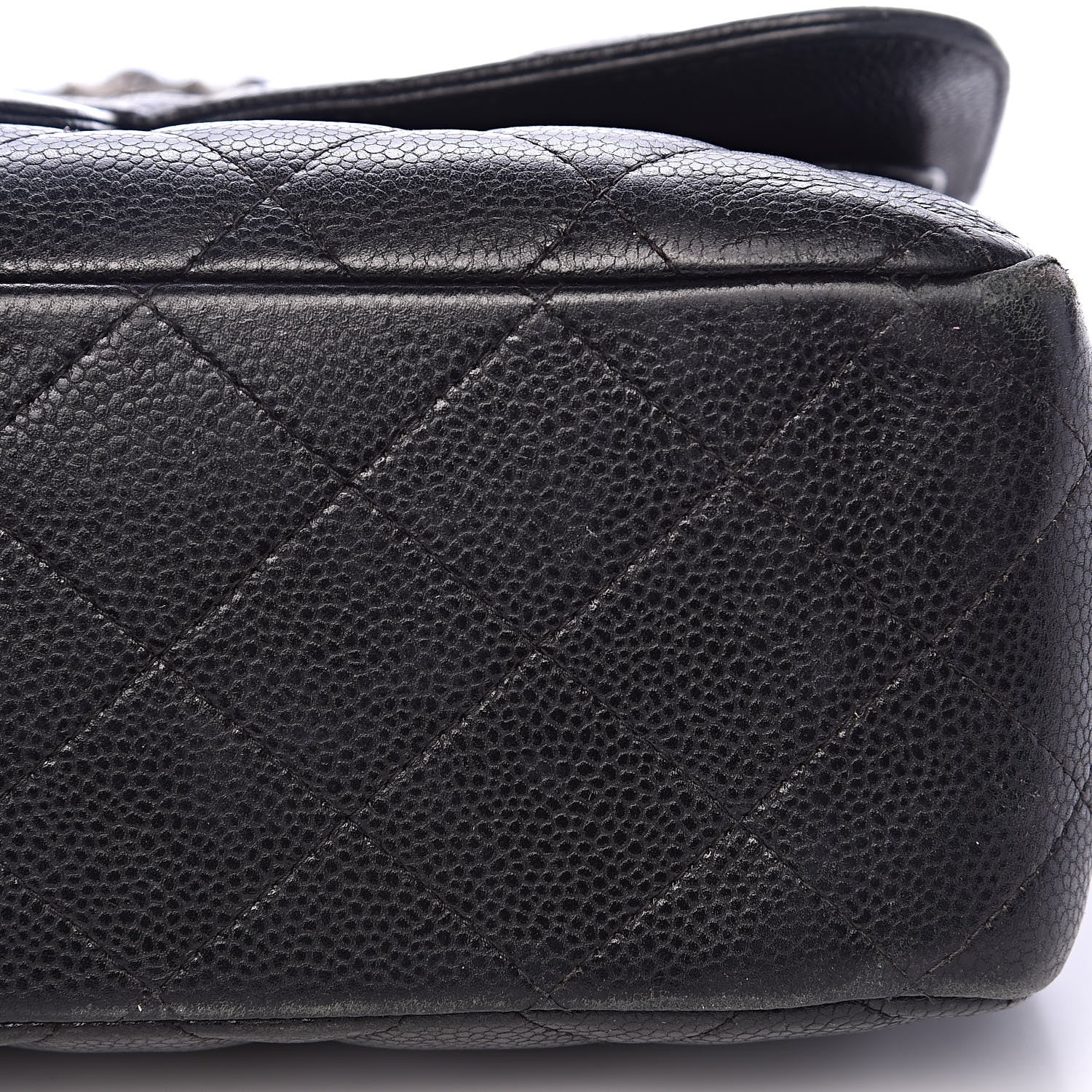 Chanel Caviar Quilted Jumbo Double Flap Black 11 of 24