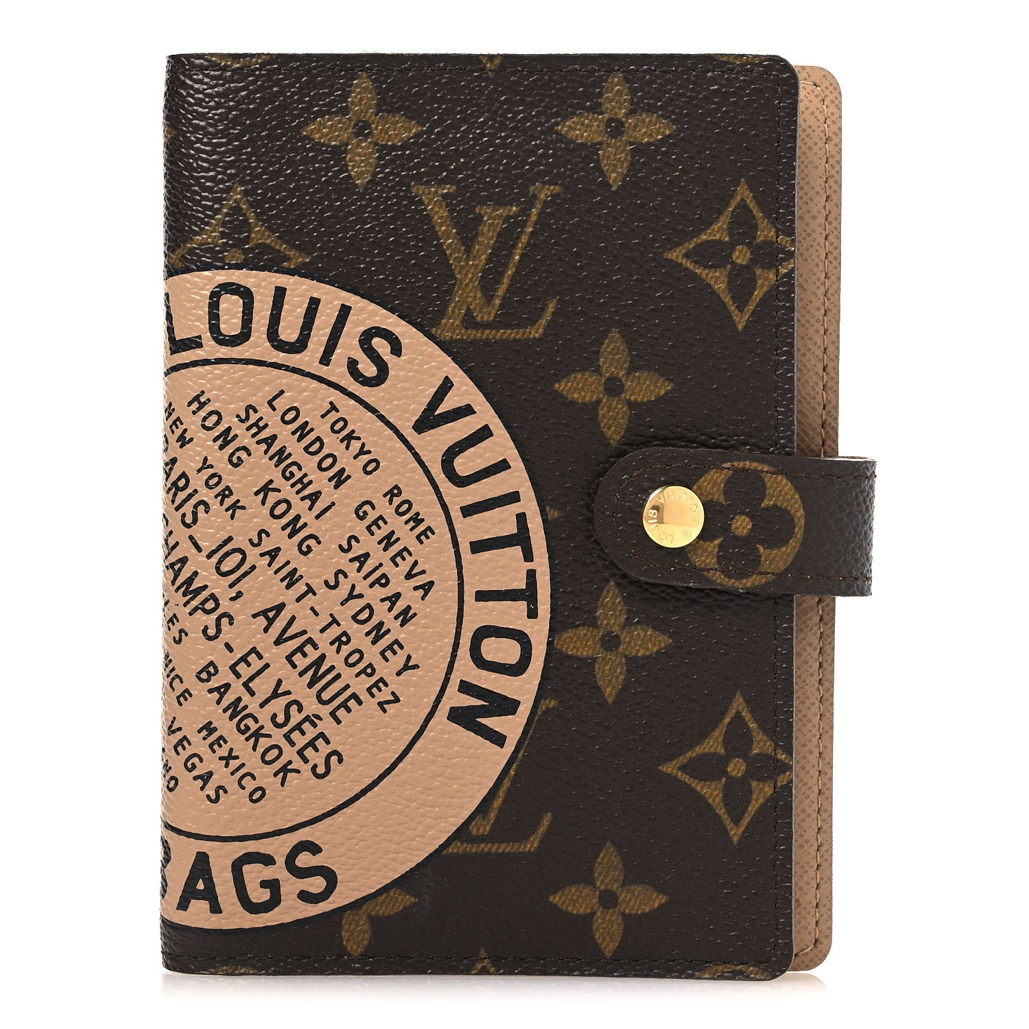 Louis Vuitton Monogram Complice Trunks and Bags Small Ring Agenda Cover Beige 1 of 6