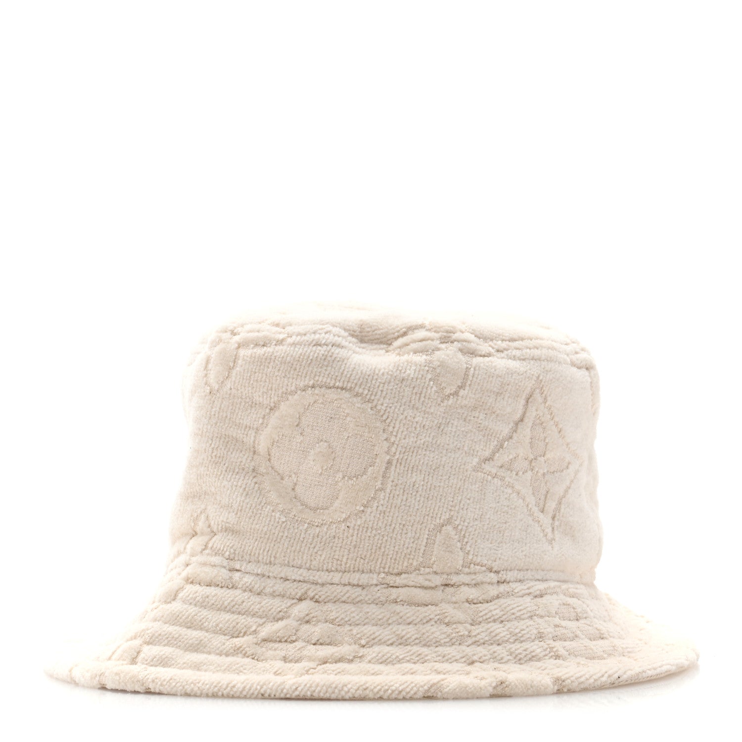 Louis Vuitton Cotton Jacquard Monogram LVacation Reversible Hat M White 1 of 16