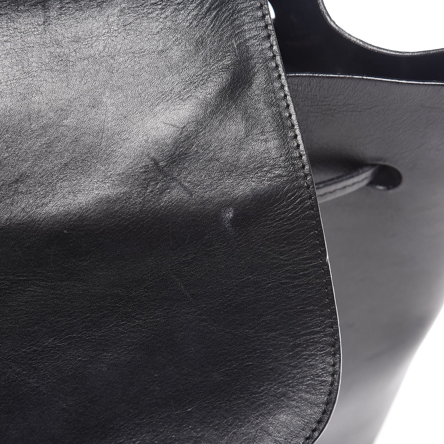 Vegetable Tanned Calfskin Backpack Black