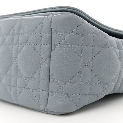 Christian Dior Supple Calfskin Cannage Medium Caro Bag Ethereal Grey 10 of 14