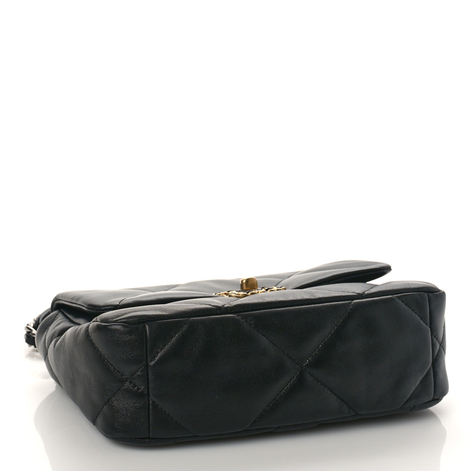 Chanel Lambskin Quilted Medium Chanel 19 Flap Black 3 of 8